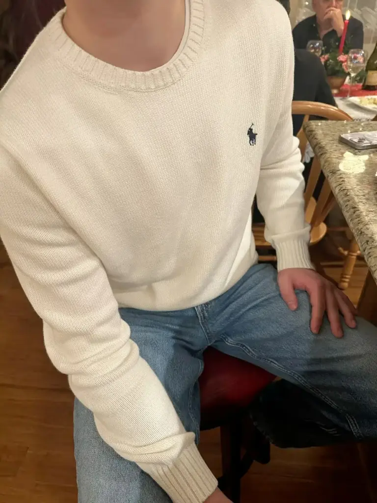 Triko Ralph Lauren Blanc