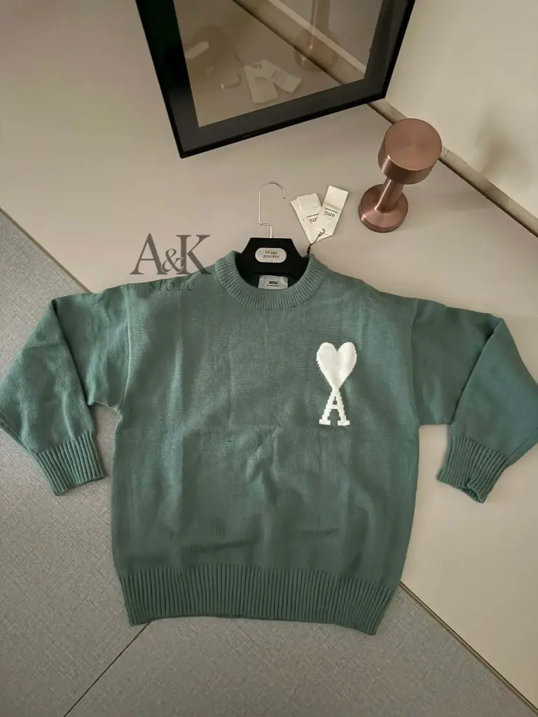 Ami Paris Unisexe Vert 