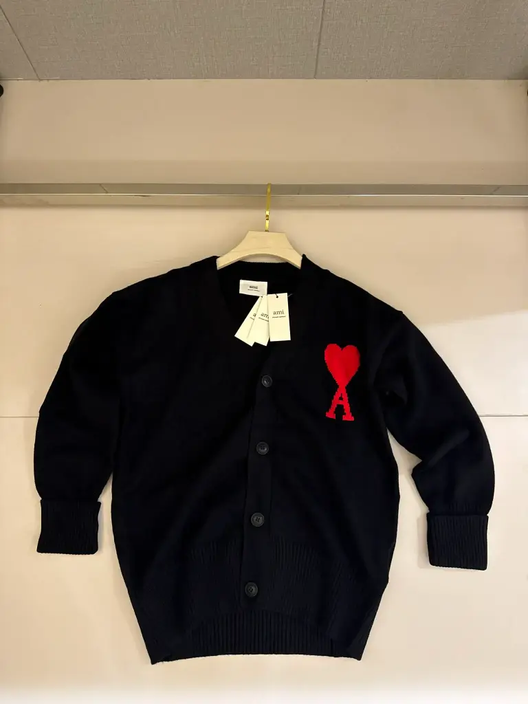 Cardigan Ami Paris Noir