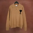 Polo Ami Paris Marron 