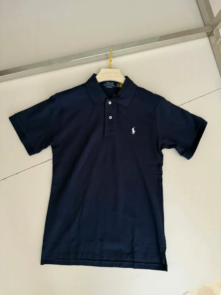 Polo RLP Bleu en Pique 