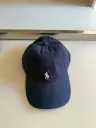 Casquette Ralph Bleu Logo Blanc 