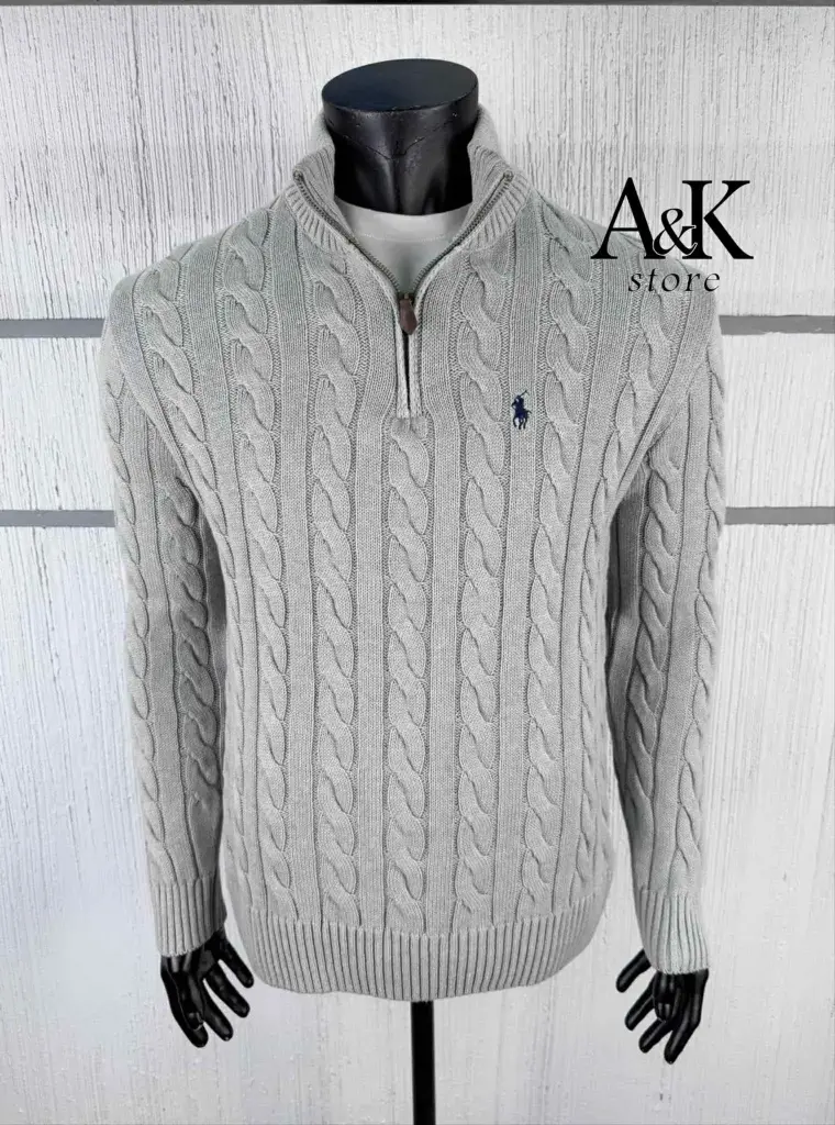 Ralph Lauren zip gris